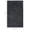 vidaXL Tapis BCF Anthracite 100x150 cm