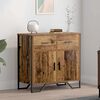 vidaXL Buffet avec tiroir Bois ancien 79,5 x 35,5 x 74,5 cm