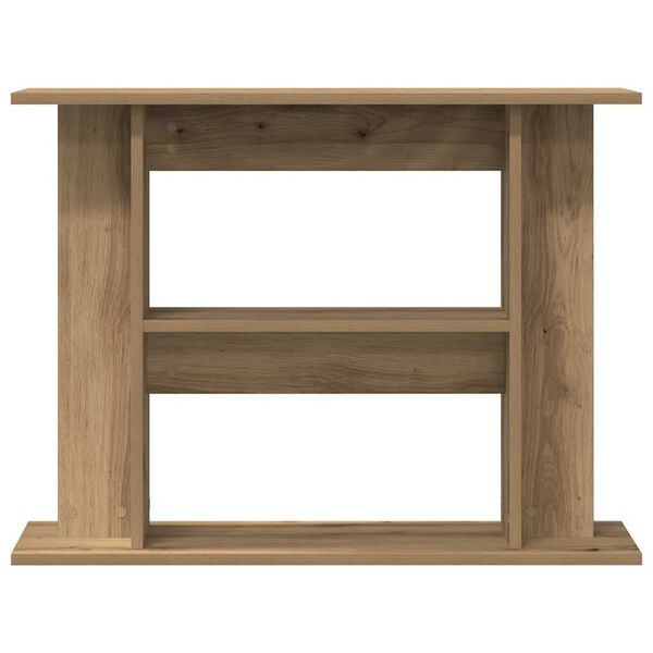 vidaXL Support d'aquarium Ch&ecirc;ne artisanal 80x35x60 cm Bois d'ing&eacute;nierie