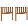 vidaXL Accoudoirs 2 pcs Marron 60 x 6 x 61 cm Bois d'ing&eacute;nierie