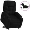 vidaXL Fauteuil inclinable &eacute;lectrique noir tissu