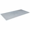 vidaXL Grille Argent&eacute; 100 x 50 x 2 cm Acier galvanis&eacute; &agrave; chaud