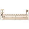 vidaXL Cadre de lit sans matelas 75x190 cm bois de pin massif