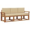 vidaXL Ensemble de canap&eacute;s d'ext&eacute;rieur 3 pc Naturel et Beige