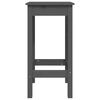 vidaXL Ensemble de bar 5 pcs Gris Bois de pin massif