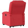 vidaXL Fauteuil inclinable de massage Rouge Similicuir