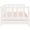 vidaXL Lit de jour et lit gigogne sans matelas 90x190 cm bois massif