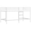 vidaXL Lit mezzanine pour enfants Blanc 107 x 200 cm