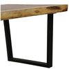 vidaXL Table basse Bois d'arbre &agrave; pluie massif 102x56x41 cm