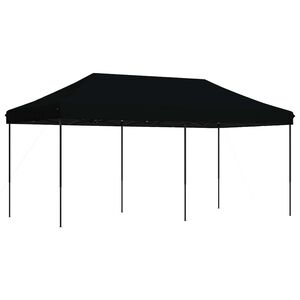 vidaXL Tente de f&ecirc;te 292 x 580 x 315 cm Noir Tissu Oxford