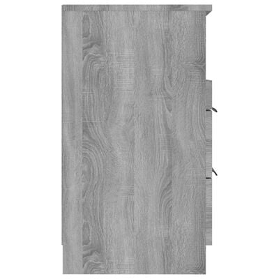 vidaXL Table de chevet Sonoma gris Bois d'ingénierie