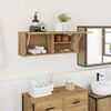 vidaXL Armoire murale de bain ch&ecirc;ne artisanal bois d'ing&eacute;nierie