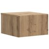 vidaXL Cabinet de chevet mural Ch&ecirc;ne artisanal 33 x 34,5 x 20 cm