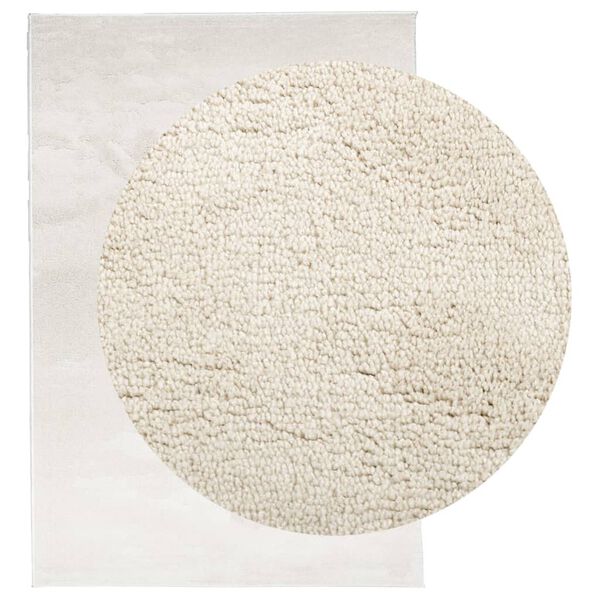 vidaXL Tapis OVIEDO &agrave; poils courts beige 200x280 cm