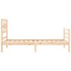 vidaXL Cadre de lit sans matelas 90x200 cm bois massif