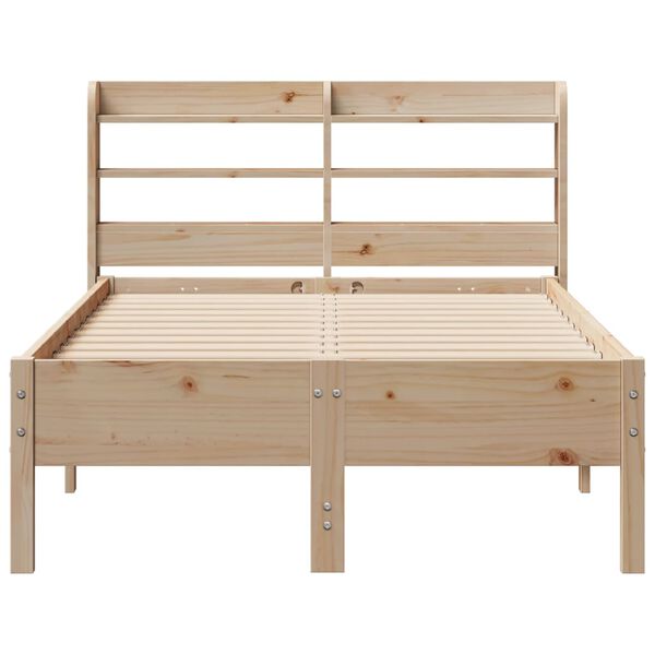 vidaXL Cadre de lit sans matelas 75x190 cm bois de pin massif