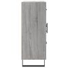 vidaXL Buffet sonoma gris 69,5x34x90 cm bois d'ingénierie