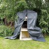 Nature Housse de protection pour barbecue de ma&ccedil;onnerie 253x128x80 cm