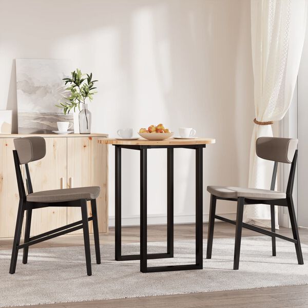 vidaXL Dessus de table rond &Oslash;70x2 cm bois massif d'acacia