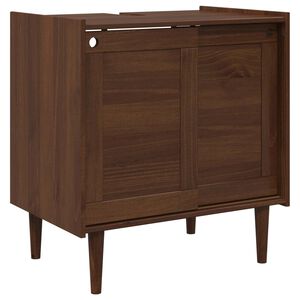 vidaXL Meuble sous vasque BILBAO Caramel fonc&eacute; 75 x 50 x 80 cm
