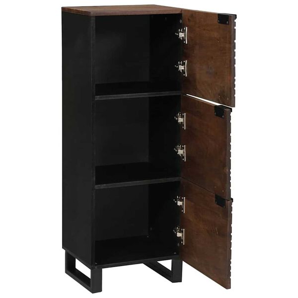vidaXL Highboard Marron 40 x 33 x 110 cm bois de manguier massif