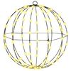 vidaXL Boule Blanc chaud 40 x 40 x 42 cm m&eacute;tal 120 LED