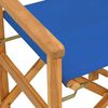 vidaXL Chaises de metteur en sc&egrave;ne pliantes lot de 2 Bois teck massif