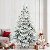 vidaXL Sapin de No&euml;l artificiel avec 300 LED Blanc 240 cm PE et PVC