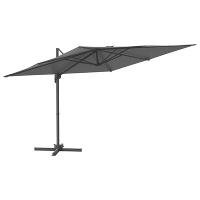 vidaXL Parasol de jardin en porte-à-faux avec mât en aluminium