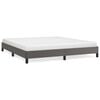 vidaXL Cadre de lit sans matelas gris 160x200 cm similicuir