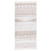 vidaXL Tapis Beige 100x200 cm Coton