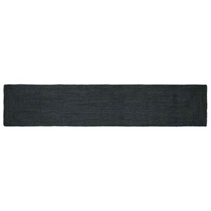 vidaXL Tapis de surface Rectangulaire Gris fonc&eacute; 80 x 400 cm Jute