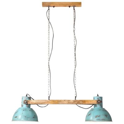 vidaXL Lampe suspendue 25 W bleu délavé 85x28x109 cm E27