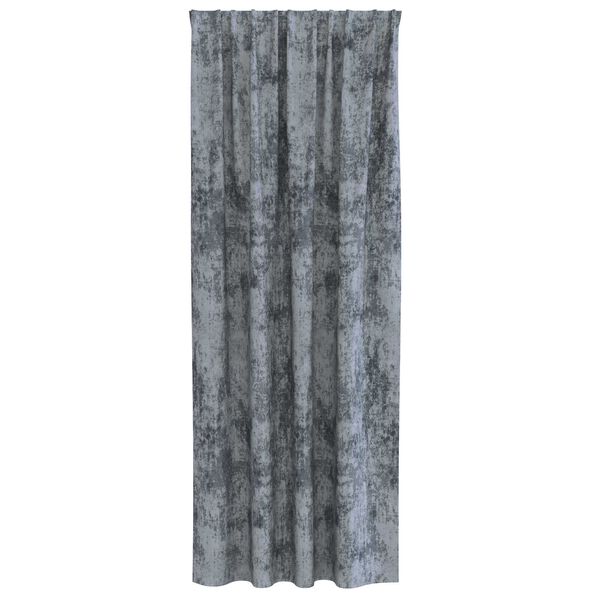 vidaXL Rideaux en velours 2 pcs Gris Argent&eacute; 260 x 140 cm Velours