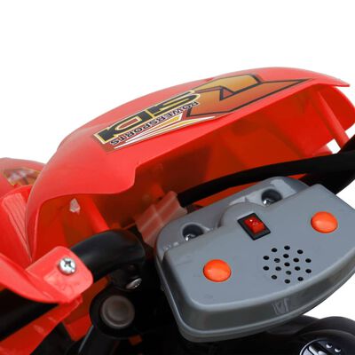 vidaXL Moto pour enfants rouge et noir