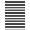 vidaXL Store z&egrave;bre noir 115x150 cm largeur du tissu 110,9 cm polyester