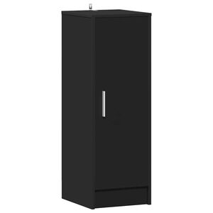 vidaXL Armoire &agrave; chaussures Noir 32x35x92 cm Bois d&rsquo;ing&eacute;nierie