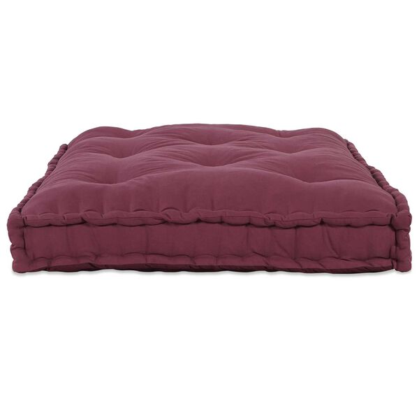 vidaXL Coussin de canap&eacute; Marron 120 x 80 x 12 cm tissu