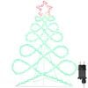 vidaXL Lumi&egrave;re en forme d'arbre de No&euml;l Multicolore 78 x 58 cm PVC