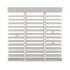 Decosol Store horizontal Bois 50 mm 100x180 cm Blanc