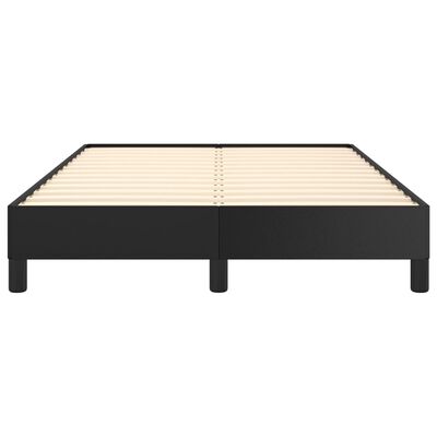 vidaXL Cadre de lit sans matelas noir 120x200 cm similicuir