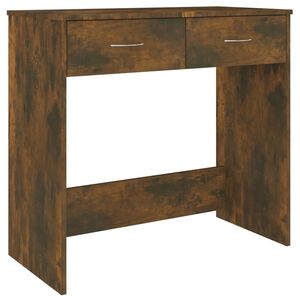vidaXL Bureau Ch&ecirc;ne fum&eacute; 80x40x75 cm Bois d'ing&eacute;nierie