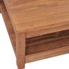 vidaXL Table basse 68x67x35 cm Bois de teck solide