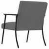 vidaXL fauteuil Gris fonc&eacute; 59 x 75 x 78 cm tissu
