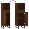 vidaXL Armoire de bain ch&ecirc;ne marron 30x30x100 cm bois d'ing&eacute;nierie