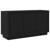 vidaXL Buffet Ch&ecirc;ne noir 102 x 35 x 55 cm Bois d'ing&eacute;nierie