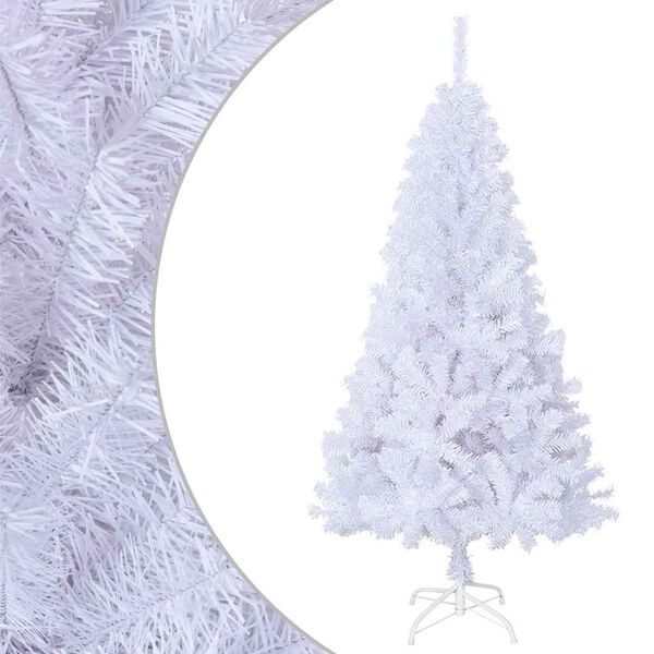 vidaXL Arbre de No&euml;l artificiel avec branches &eacute;paisses blanc 150cm PVC