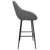 vidaXL Tabourets de bar lot de 2 gris clair velours