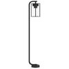 vidaXL Lampadaire d'ext&eacute;rieur noir 100 cm acier inoxydable