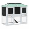 vidaXL Cage double pour animaux Bois
